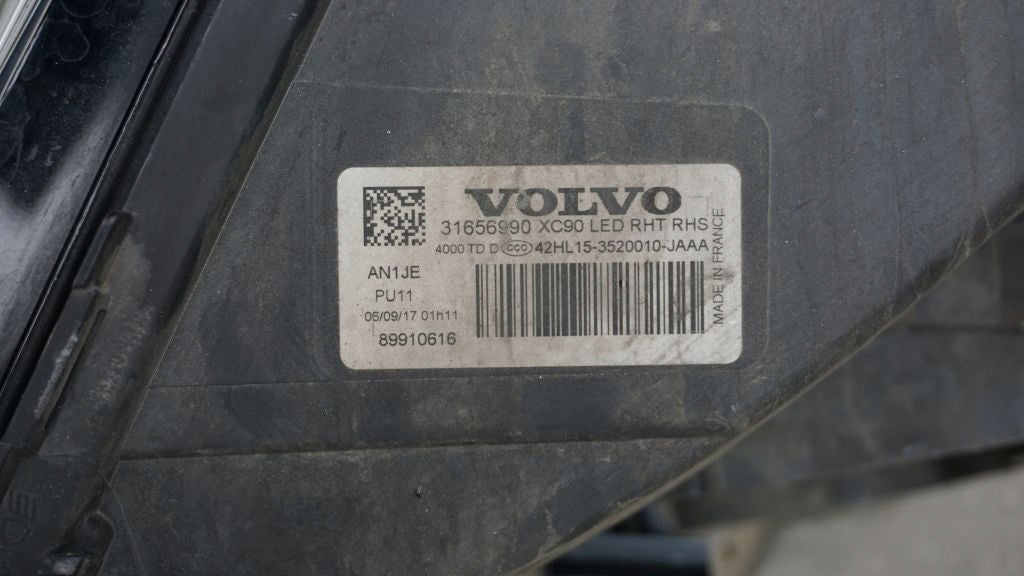 Frontscheinwerfer Volvo Xc90 II 31656990 Full LED Rechts Scheinwerfer Headlight