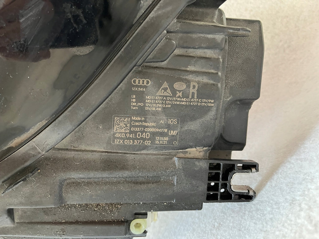 Frontscheinwerfer Audi A6 C8 4K0941040A LED Rechts Scheinwerfer Headlight