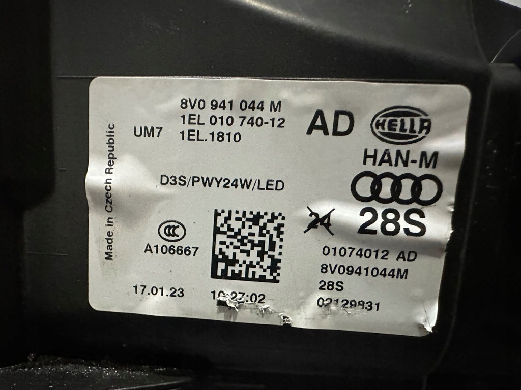 Frontscheinwerfer Audi A3 8V0941044M Full LED Rechts Scheinwerfer Headlight SCH5699284237kz