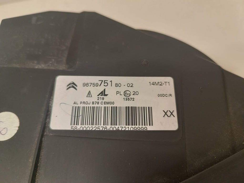 Frontscheinwerfer Citroën C4 Picasso II 9675975180-02 Xenon Links Headlight