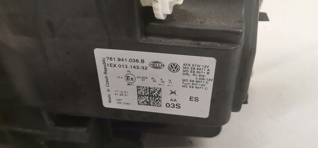 Frontscheinwerfer VW Touareg 761941036B LED Rechts Scheinwerfer Headlight