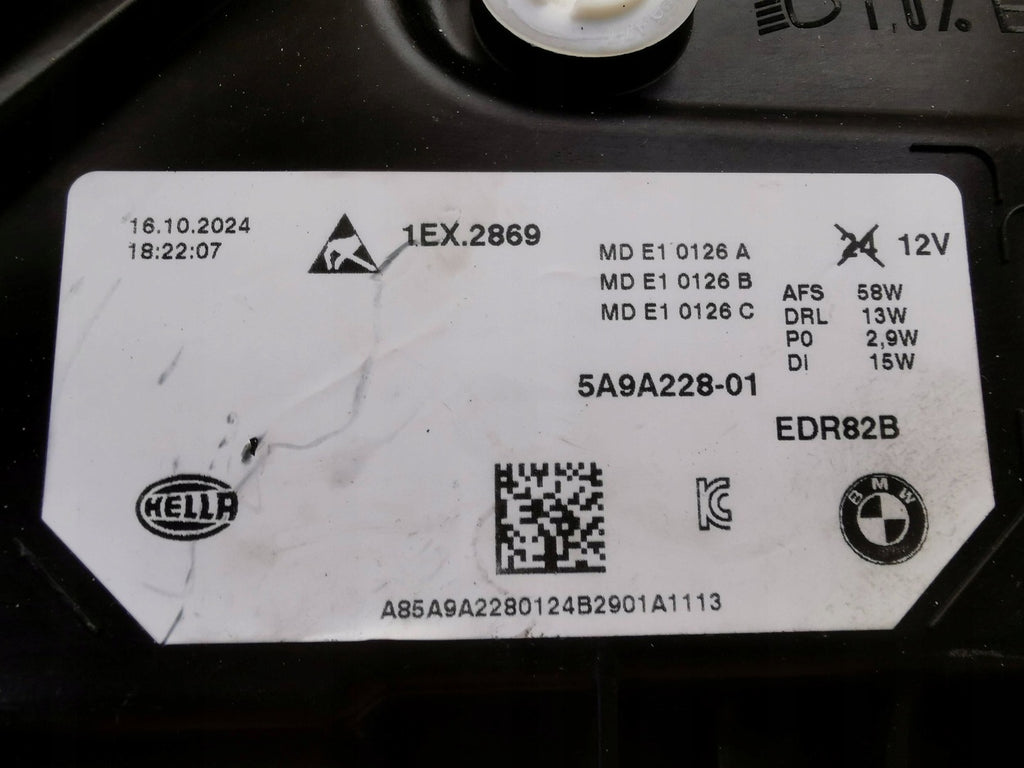 Frontscheinwerfer BMW X1 5A9A228 LED Rechts Scheinwerfer Headlight SCH8665344798io