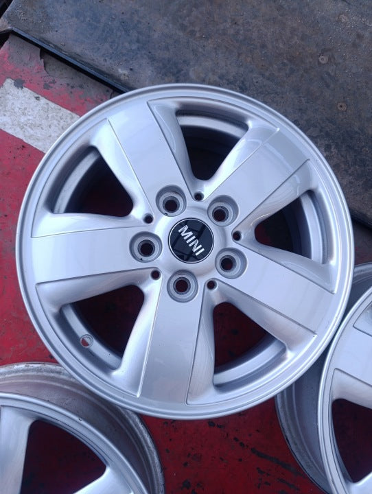 4x Alufelge 15 Zoll 5.5" 5x112 Mini F57 F56 F55 Rim Wheel FEL7352334345eh
