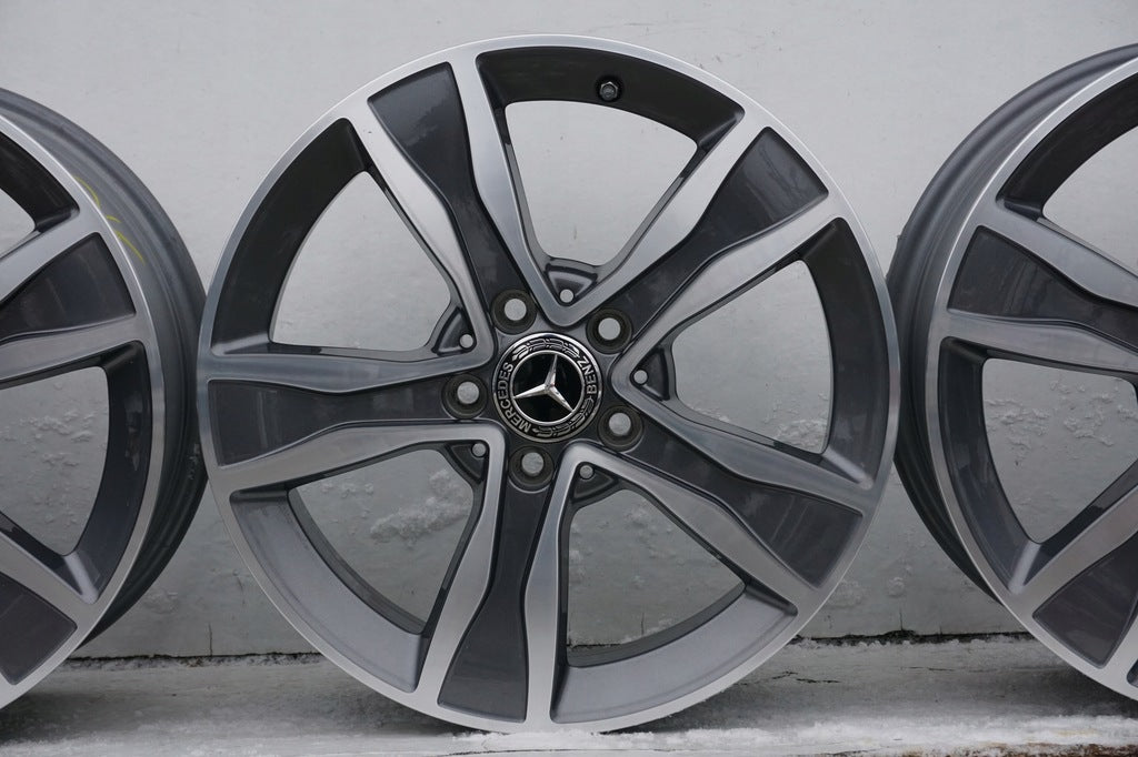 4x Alufelge 17 Zoll 7.0" 5x112 48 5ET 2054010800 Mercedes-Benz W205 Rim Wheel FEL7025218341po
