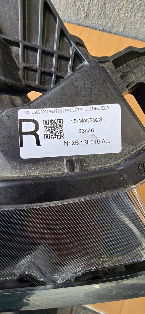 Frontscheinwerfer VW Amarok N1XB13E016AG Rechts Scheinwerfer Headlight SCH6780227252ug