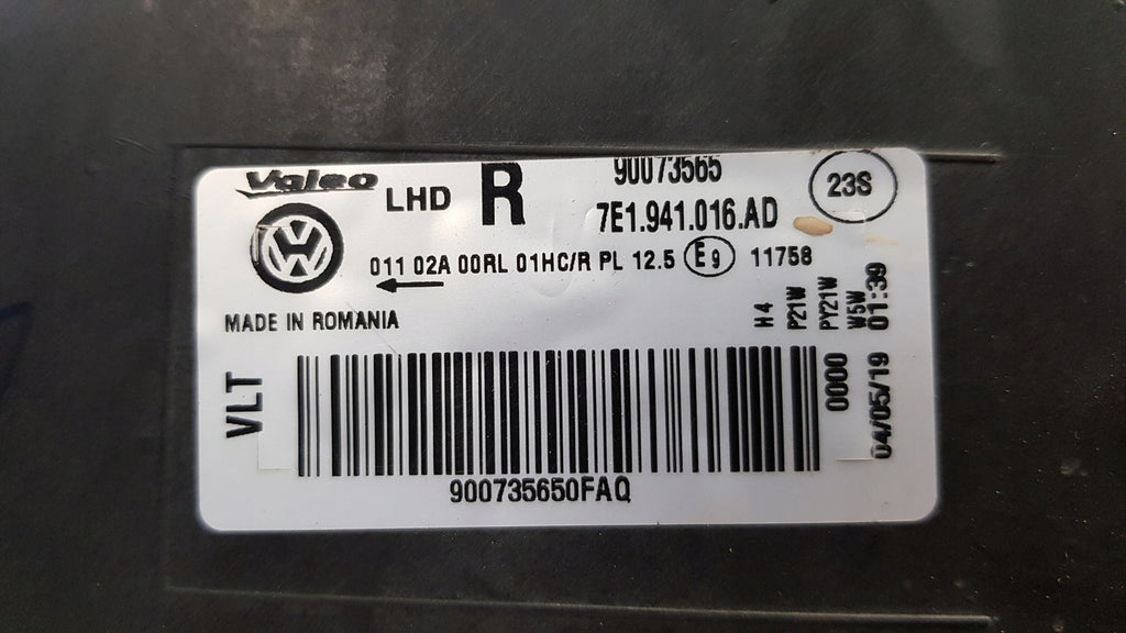 Frontscheinwerfer VW T6 7E1941016AD Rechts Scheinwerfer Headlight