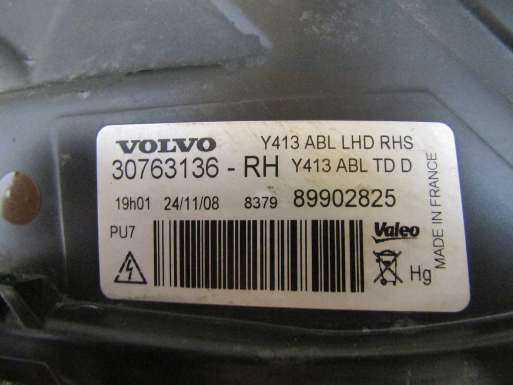 Frontscheinwerfer Volvo Xc60 I 30763136 Xenon Rechts Scheinwerfer Headlight SCH8315103349ck