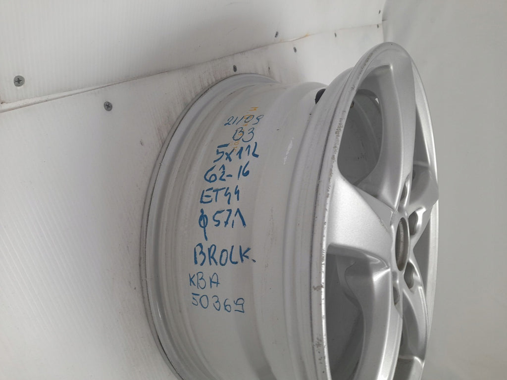 1x Alufelge 16 Zoll 6.5" 5x112 KBA50369 Rim Wheel FEL9700969020rf