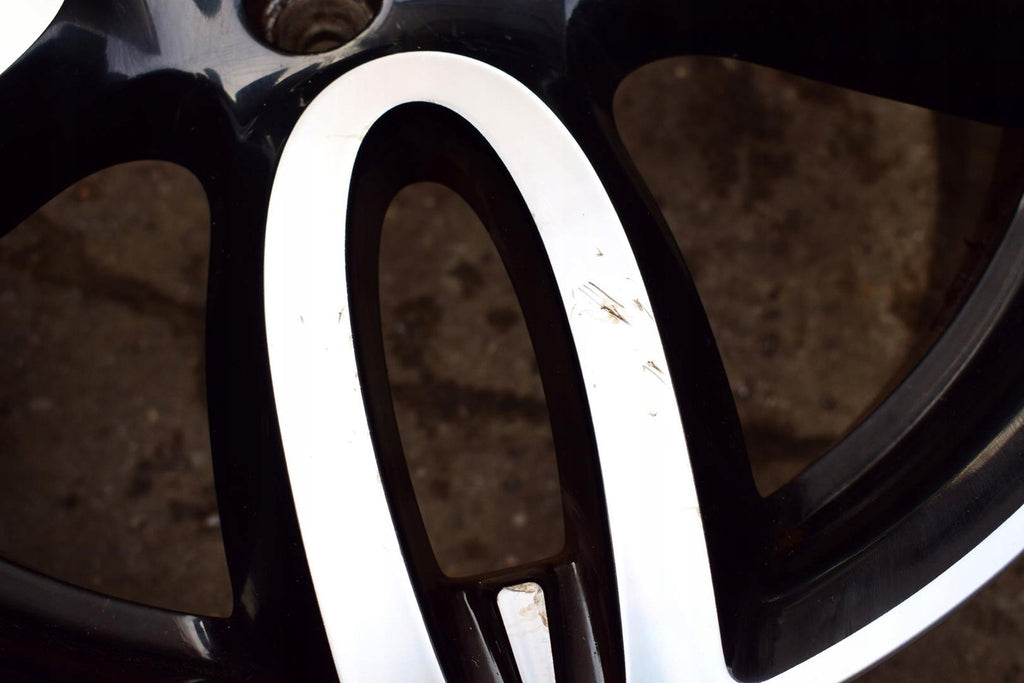 1x Alufelge 17 Zoll 7.0" 4x100 55ET Glanz Schwarz 403009833R Renault Twingo