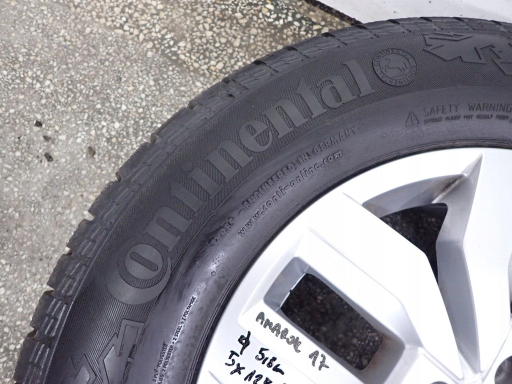 1x Alufelge 17 Zoll 8.0" 5x120 Glanz Silber 2H0601025T VW Amarok Rim Wheel FEL9424549121aw