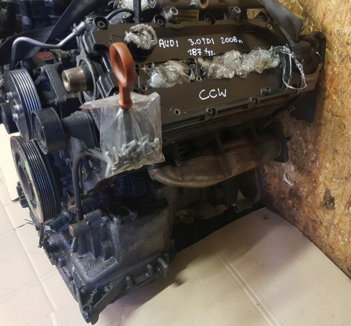 Motor Audi VW A4 B8 CCW 3.0 TDI 187TKm 2008 Diesel Engine Komplett MOT4144850542fs