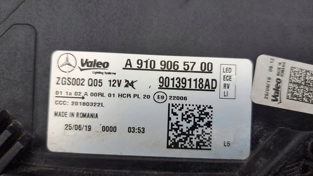 Frontscheinwerfer Mercedes-Benz Sprinter A9109065700 LED Links Headlight