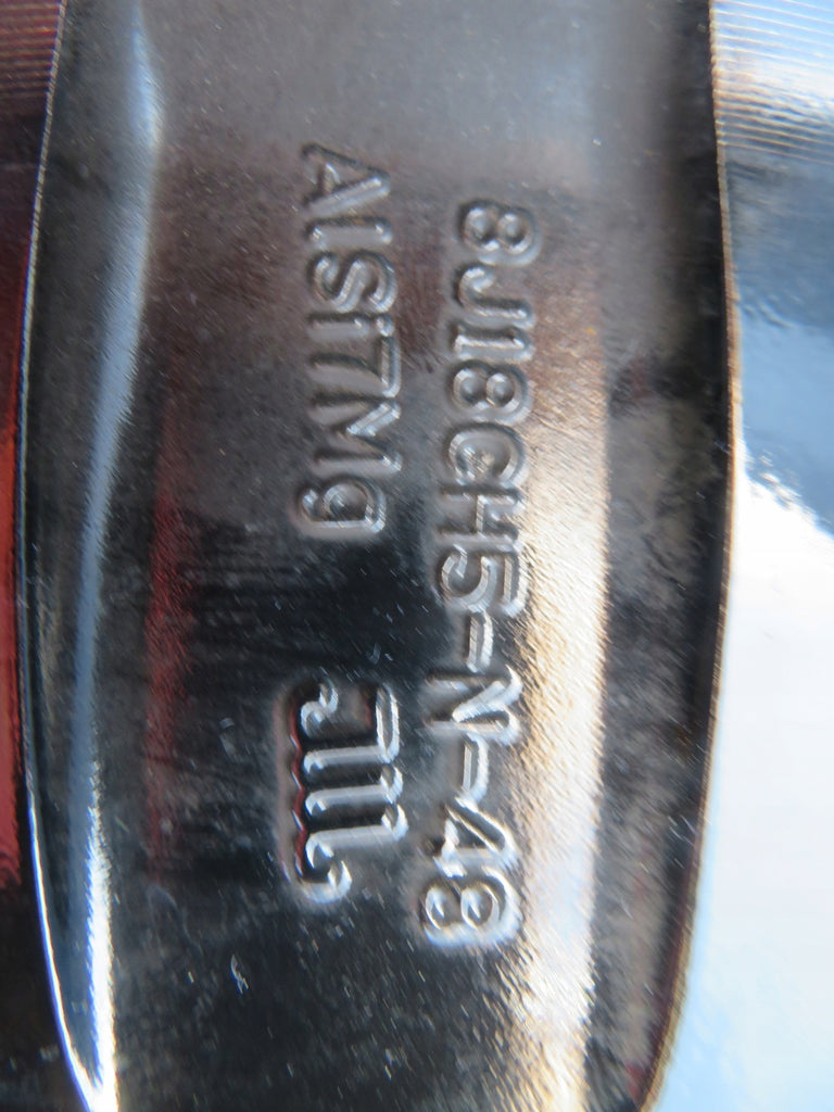 1x Alufelge 18 Zoll 8.0" 5x108 48ET Glanz Schwarz 9835058180 Peugeot 308