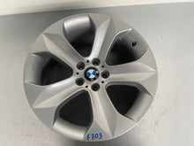 Load image into Gallery viewer, 1x Alufelge 19 Zoll 9.0" 5x120 18ET Glanz Silber 6774894 BMW X5 E70 Rim Wheel FEL2123701040wa