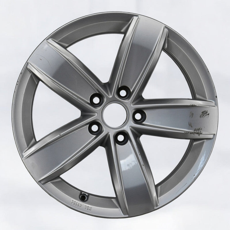 1x Alufelge 17 Zoll 6.5" 5x112 38ET Glanz Silber 5NA071497 Vw Rim Wheel