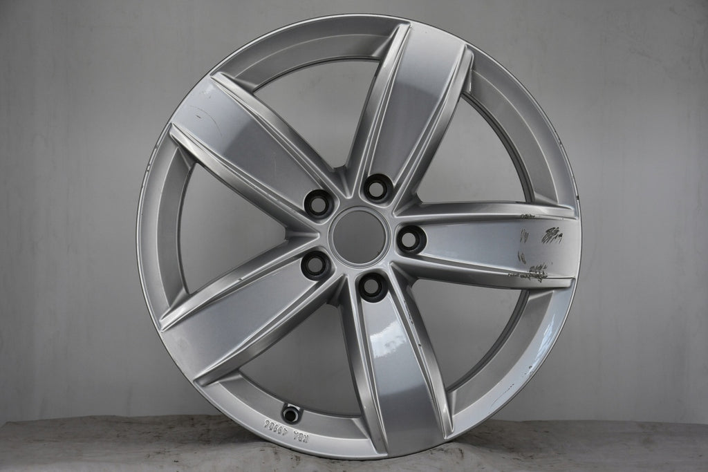 1x Alufelge 17 Zoll 6.5" 5x112 38ET Glanz Silber 5NA071497 Vw Rim Wheel