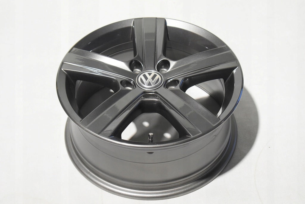 4x Alufelge 16 Zoll 6.5" 5x112 46ET Glanz Grau 5G0601025BP VW Touran Jetta FEL6423420275at
