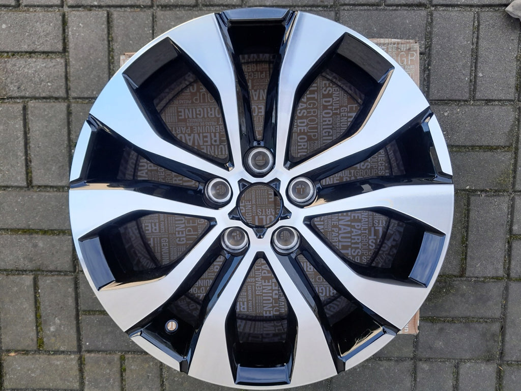 1x Alufelge 17 Zoll 7.0" 5x114.3 43ET Glanz Schwarz 403000483R Renault Rim Wheel FEL1532091511wr