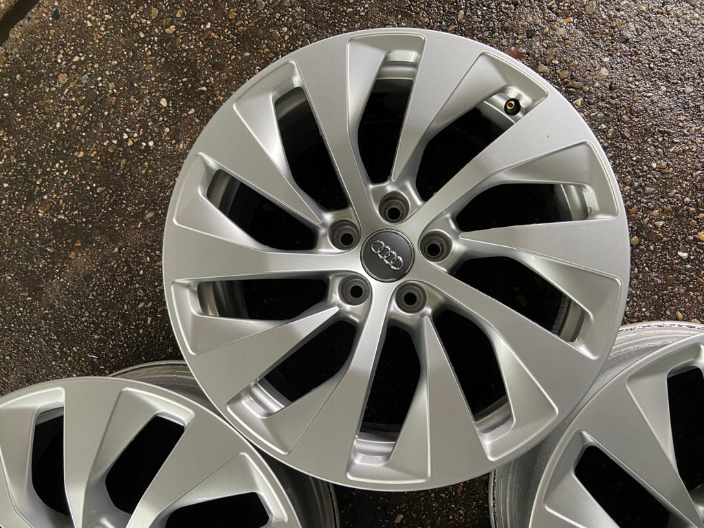 4x Alufelge 18 Zoll 8.0" 5x112 26ET Glanz Silber 4K8601025 Audi Rim Wheel FEL3267275851zq