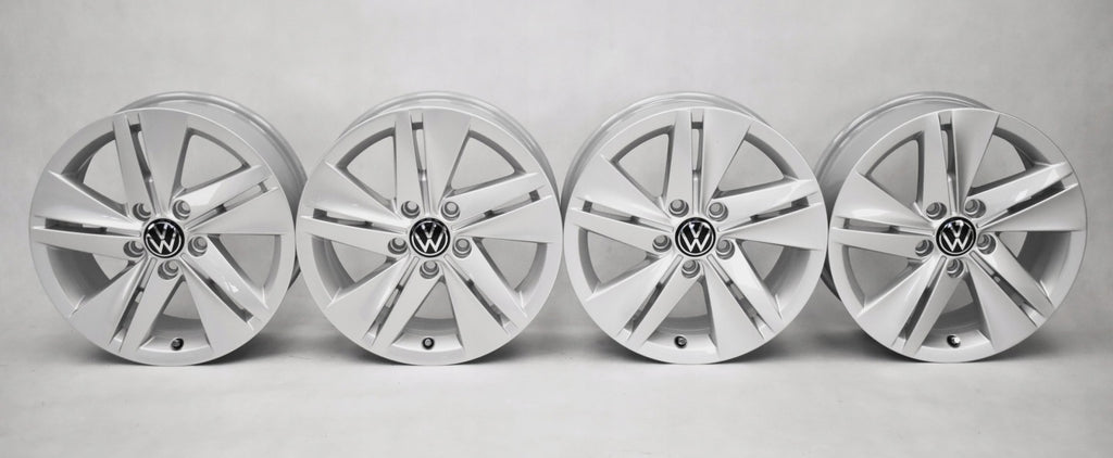 4x Alufelge 16 Zoll 7.0" 5x112 48ET Glanz Silber 5H0601025 VW Golf Rim Wheel FEL2988622665qi