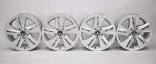 Laden Sie das Bild in den Galerie-Viewer, 4x Alufelge 16 Zoll 7.0" 5x112 48ET Glanz Silber 5H0601025 VW Golf Rim Wheel FEL2988622665qi