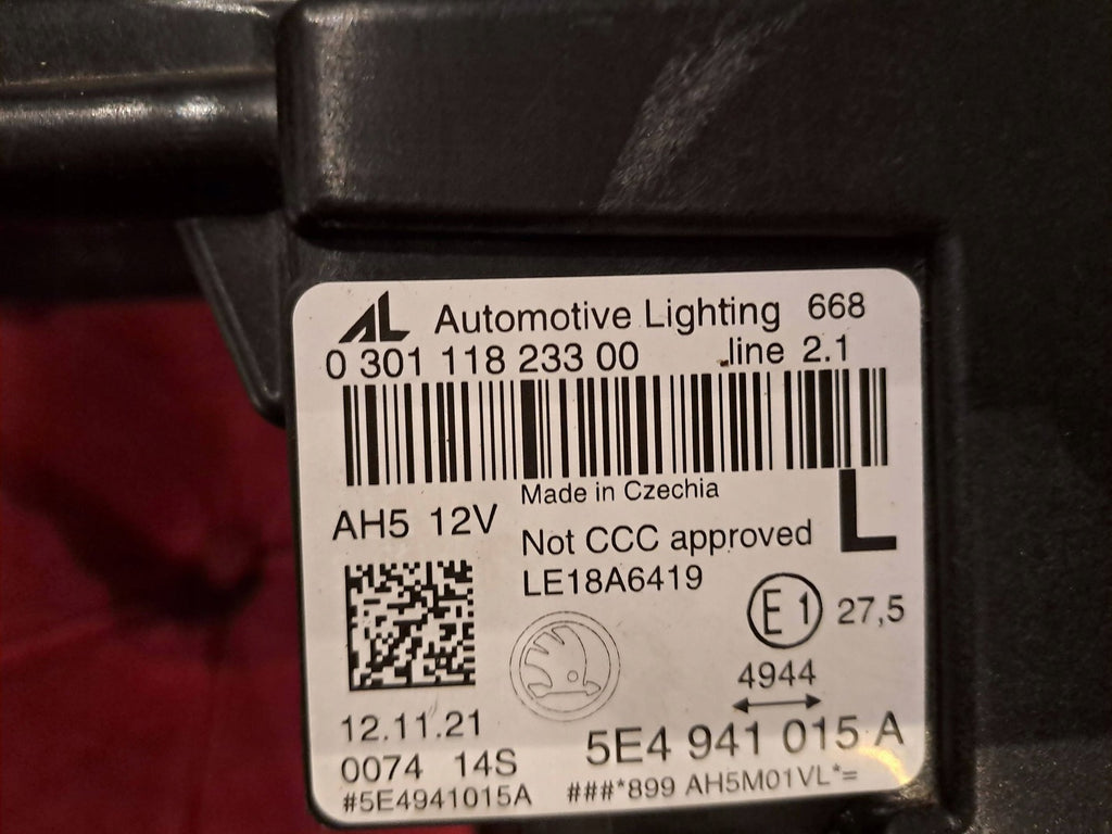 Frontscheinwerfer Skoda Octavia I 5E4941015A Links Scheinwerfer Headlight SCH2922110635zx