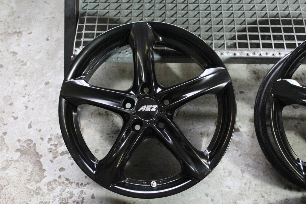 4x Alufelge 17 Zoll 7.5" 5x112 40ET Glanz Schwarz KBA-47940-KBA Audi I Rim Wheel FEL2186515089vy