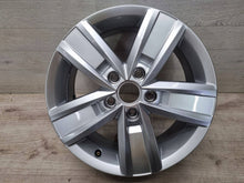 Load image into Gallery viewer, 1x Alufelge 17 Zoll 7.0" 5x120 55ET Glanz Silber 7E0601025P VW Multivan FEL6221136681km