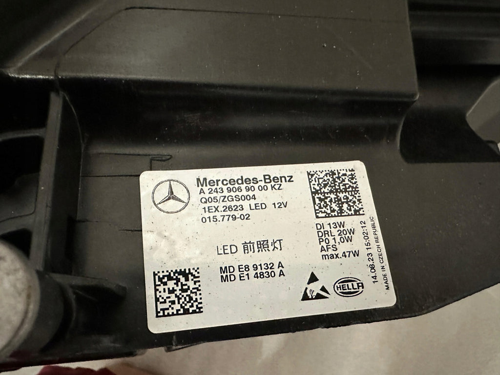 Frontscheinwerfer Mercedes-Benz Eqa Eqb A24390690000 LED Rechts Headlight SCH2865037725xq