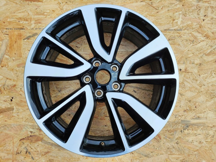 1x Alufelge 19 Zoll 7.0" 5x114.3 40ET Glanz Schwarz Nissan X-Trail I Qashqai FEL7882021041eq