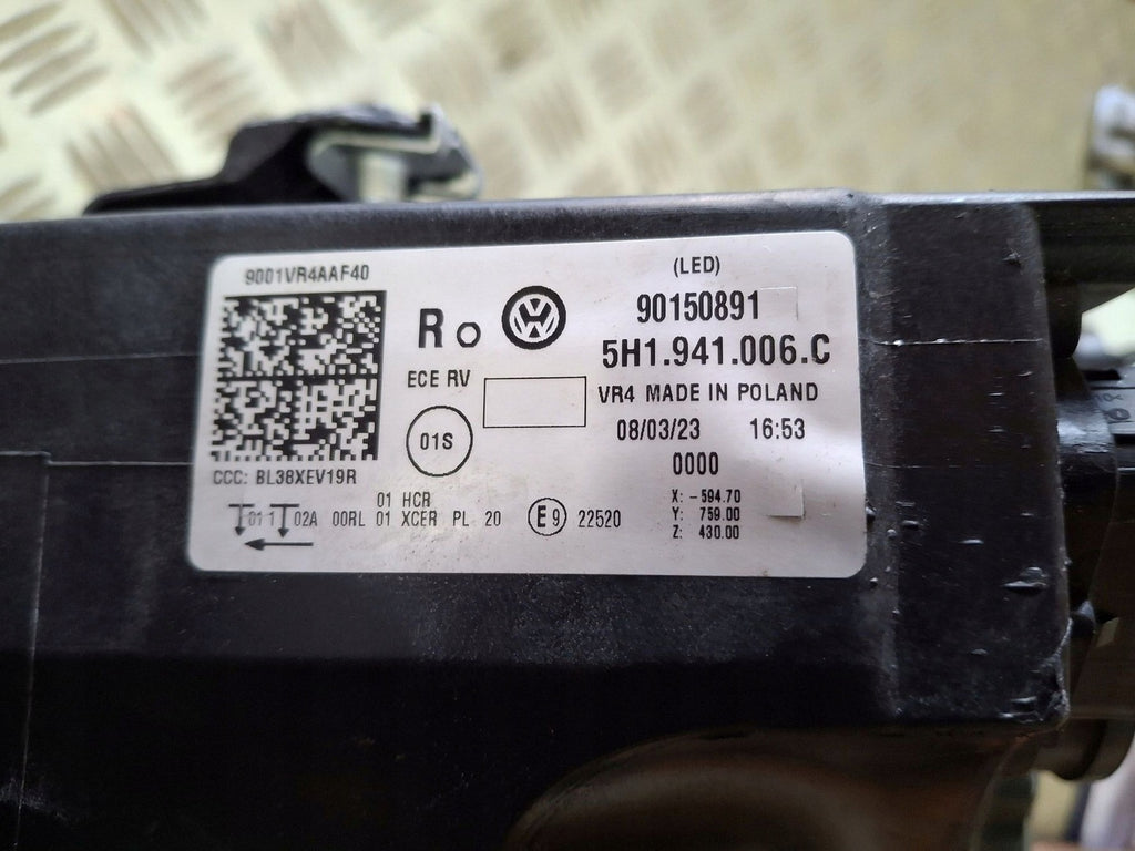 Frontscheinwerfer VW Golf VIII 5H1941006C LED Rechts Scheinwerfer Headlight SCH3800606979aw