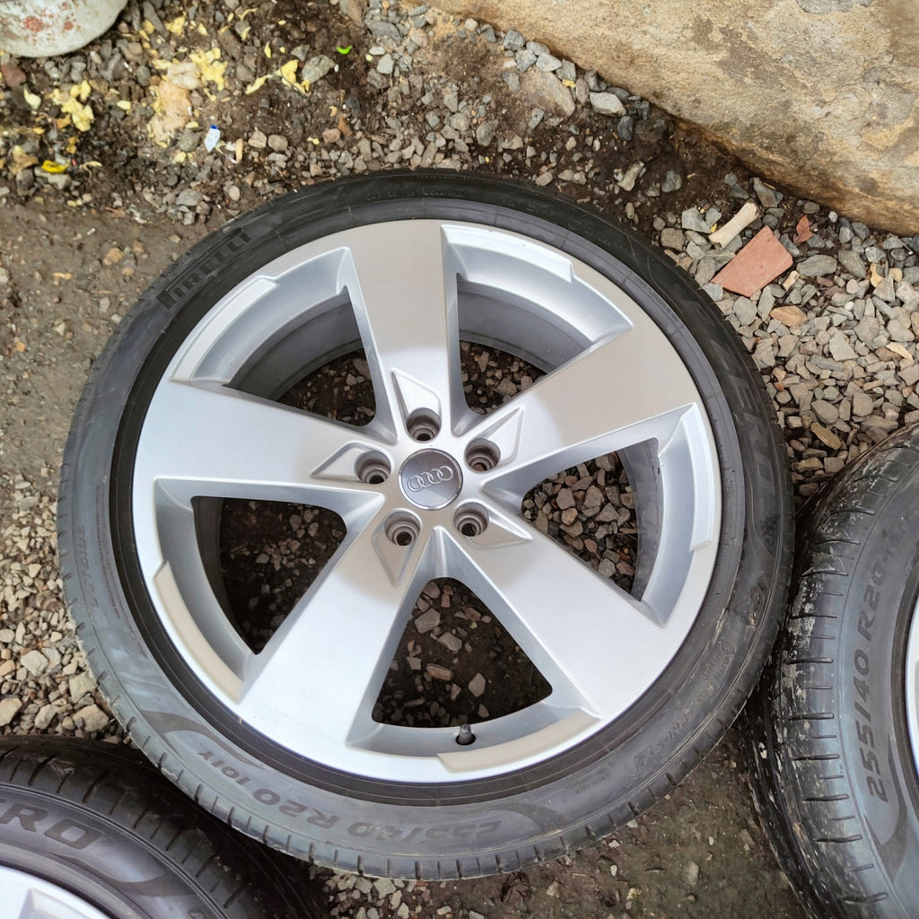 4x Alufelge 20 Zoll 8.5" 5x112 43ET Glanz Silber 4K0601025K Audi A6 Rim Wheel FEL2723133474cz