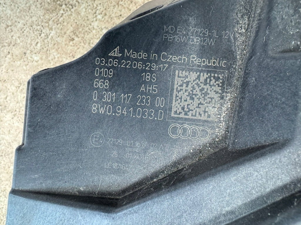 Frontscheinwerfer Audi A4 B9 8W0941033D Full LED Links Scheinwerfer Headlight