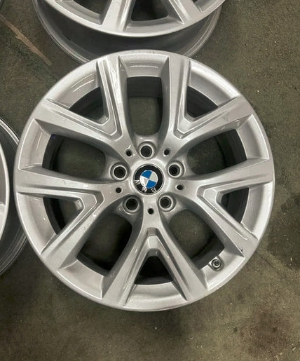 4x Alufelge 17 Zoll 6.5" 5x112 39ET Glanz Silber 6856076 Audi X1 F48 I Rim Wheel FEL8124276666tr