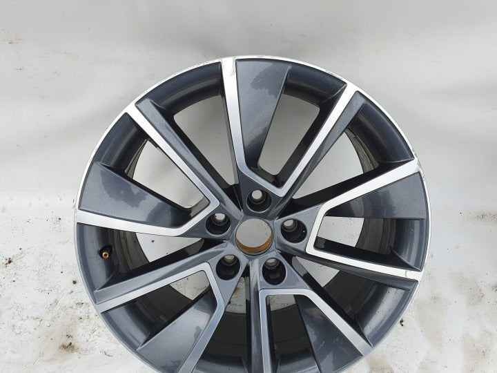 1x Alufelge 18 Zoll 7.5" 5x112 43ET 5E0601025BK Skoda Octavia Iii Rim Wheel FEL2624771986mu