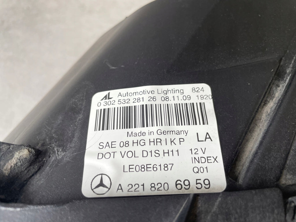 Frontscheinwerfer Mercedes-Benz W221 A2218206959 Xenon Links Headlight SCH1153953825sb