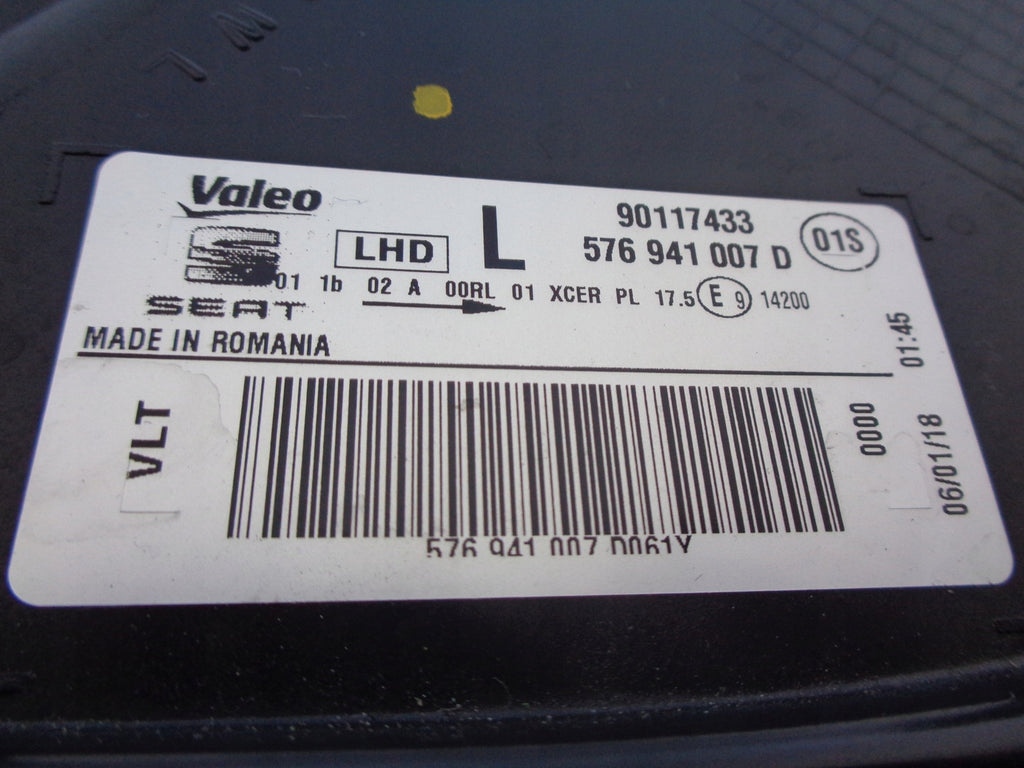 Frontscheinwerfer Seat Ateca 90117433 Full LED Links Scheinwerfer Headlight