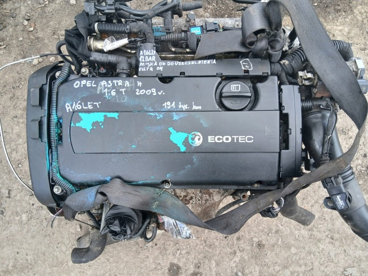 Motor Opel Insignia A16LET 1.6 180PS 132kW 191TKm 2009 Benzin Engine Komplett MOT9977298000qn