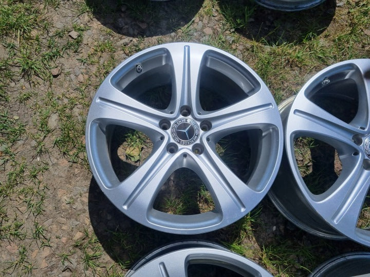 4x Alufelge 18 Zoll 8.0" 5x112 43ET Glanz A2134011400 Mercedes-Benz Rim Wheel FEL1079453821kp