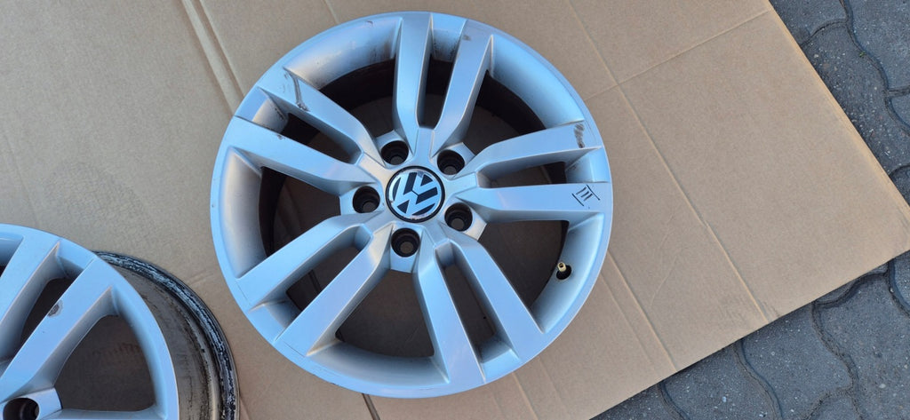 1x Alufelge 16 Zoll 6.5" 5x112 VW Tiguan Rim Wheel FEL5673787423eu