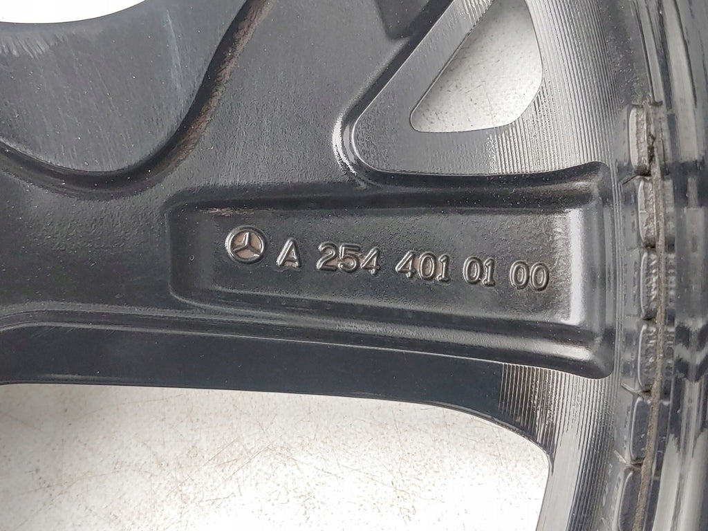 1x Alufelge 18 Zoll 8.0" 5x112 Glanz Schwarz A2544010100 Mercedes-Benz Glc