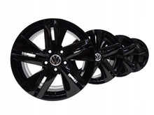 Load image into Gallery viewer, 4x Alufelge 16 Zoll 7.0" 5x112 48ET Glanz Schwarz 5H0601025 VW Golf Viii FEL7629797730sq
