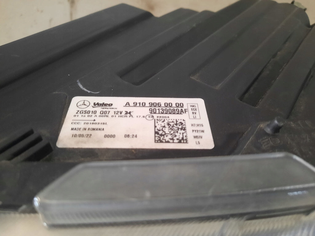 Frontscheinwerfer Mercedes-Benz Sprinter 90139089 Links Scheinwerfer Headlight