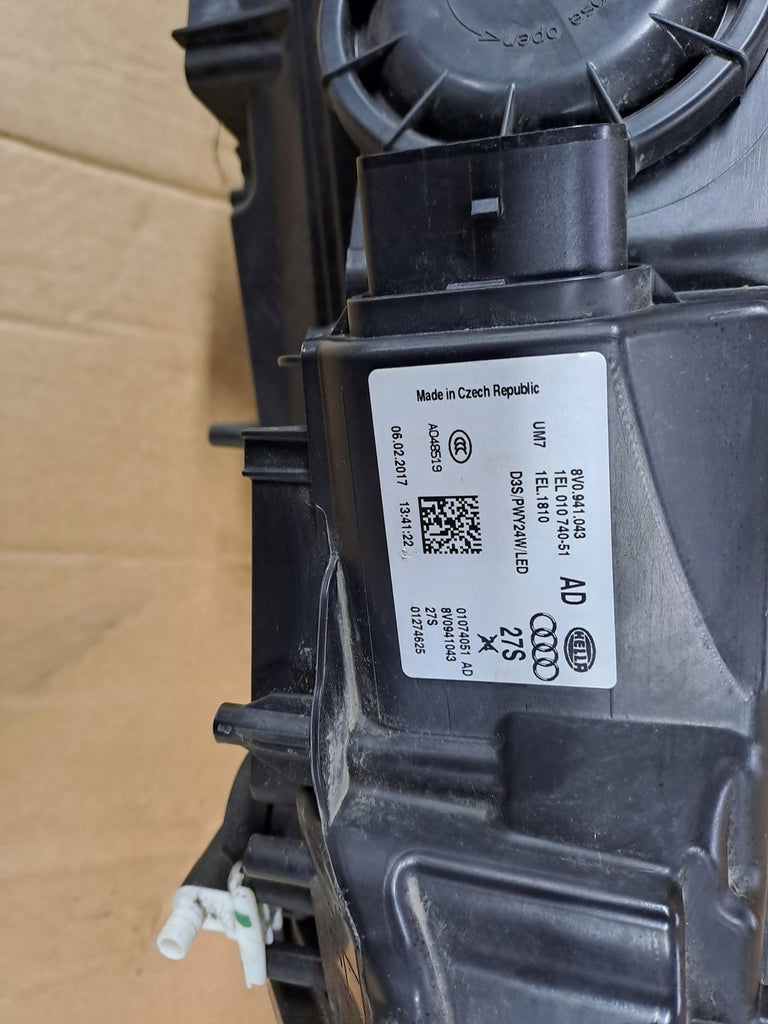 Frontscheinwerfer Audi A3 8V0941043 Xenon Links Scheinwerfer Headlight