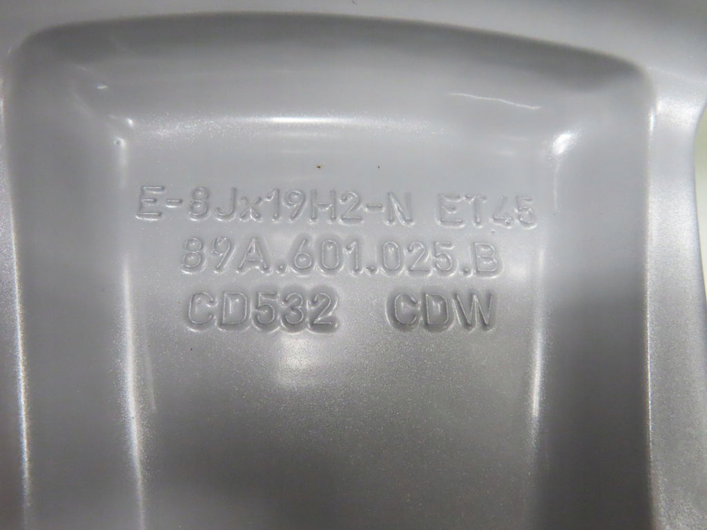 4x Alufelge 19 Zoll 8.0" 5x112 45ET Glanz Silber 89A601025B Audi E-Tron FEL9657003612fd