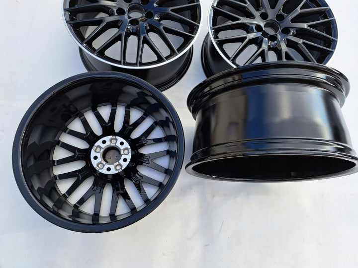 4x Alufelge 19 Zoll 8.5" 5x112 43ET Glanz Silber 4G9601025K Audi A6 Allroad FEL7438989118bt