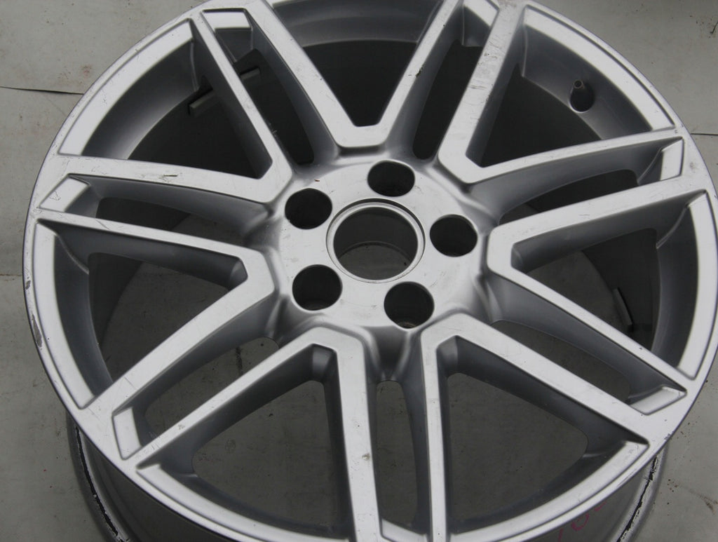 1x Alufelge 18 Zoll 8.0" 5x112 39ET Matt Silber 4G0601025CA Audi A6 Rim Wheel