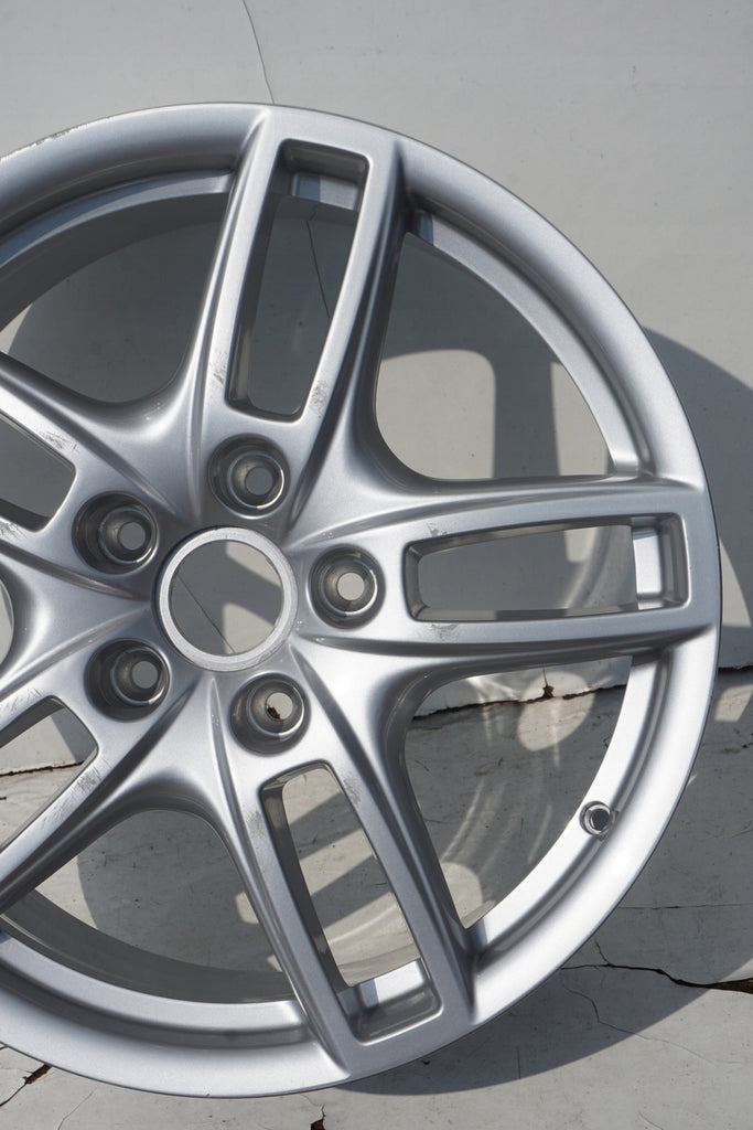 1x Alufelge 19 Zoll 8.5" 5x130 59ET Glanz Schwarz 7P5601025A Porsche Rim Wheel