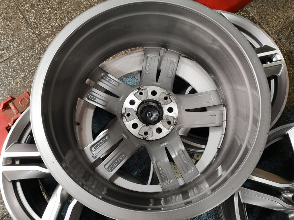 4x Alufelge 18 Zoll 7.5" 5x112 51ET Glanz Graphit 7850456 BMW F48 Mg Rim Wheel FEL7630060172xv