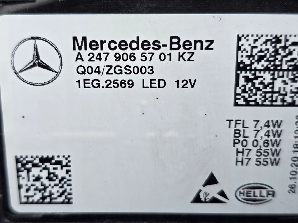 Frontscheinwerfer Mercedes-Benz W247 A2479065701KZ Links Scheinwerfer Headlight SCH4683911442vp